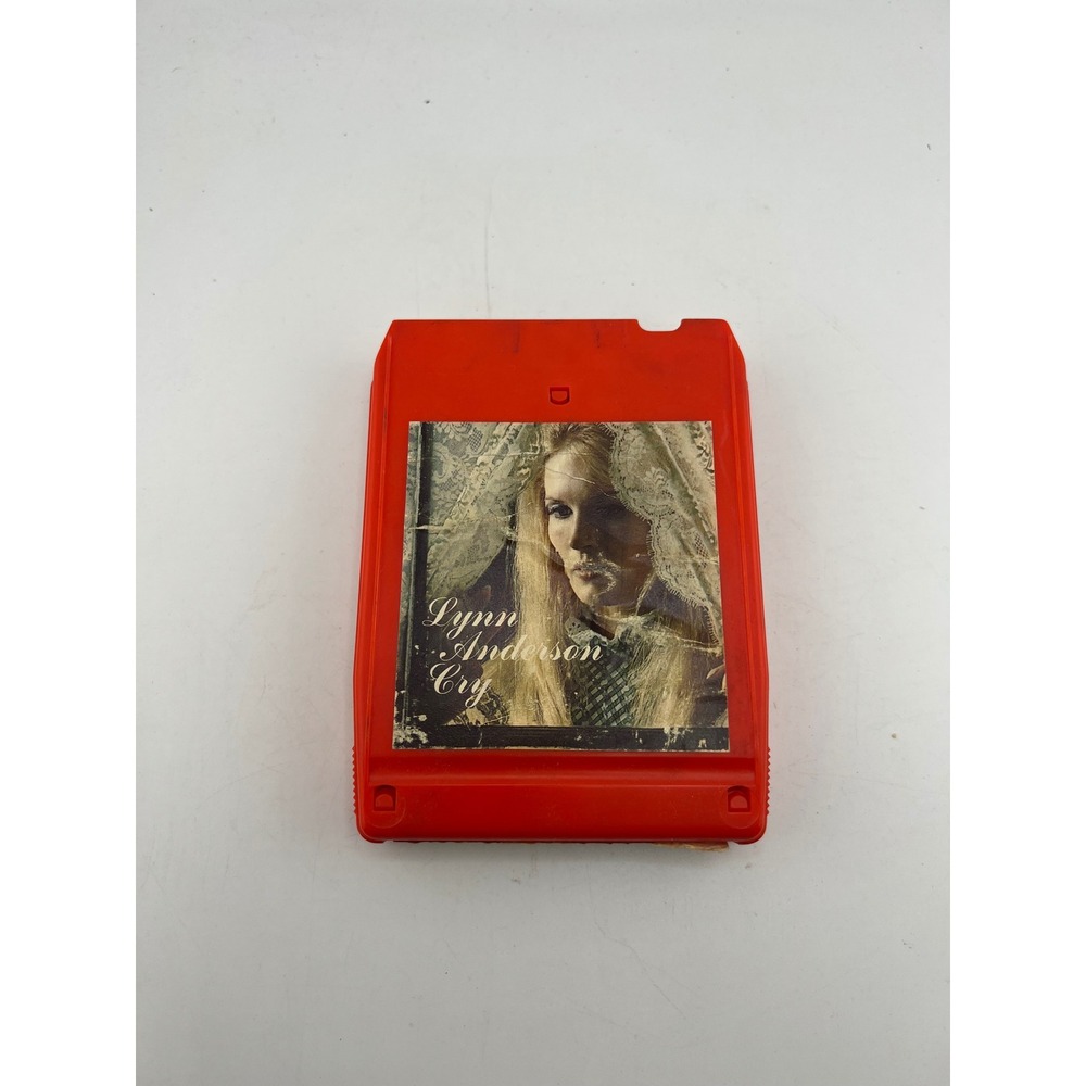 Lynn Anderson Cry 8-Track Tape Red Cartridge Columbia TC8 1972 CA 31316 Untested